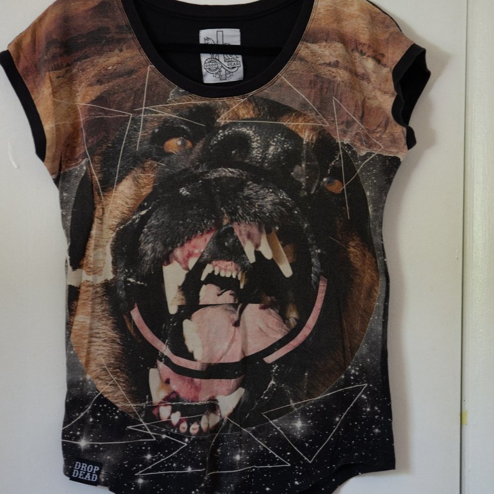 Drop Dead Cosmic Wolf Shirt